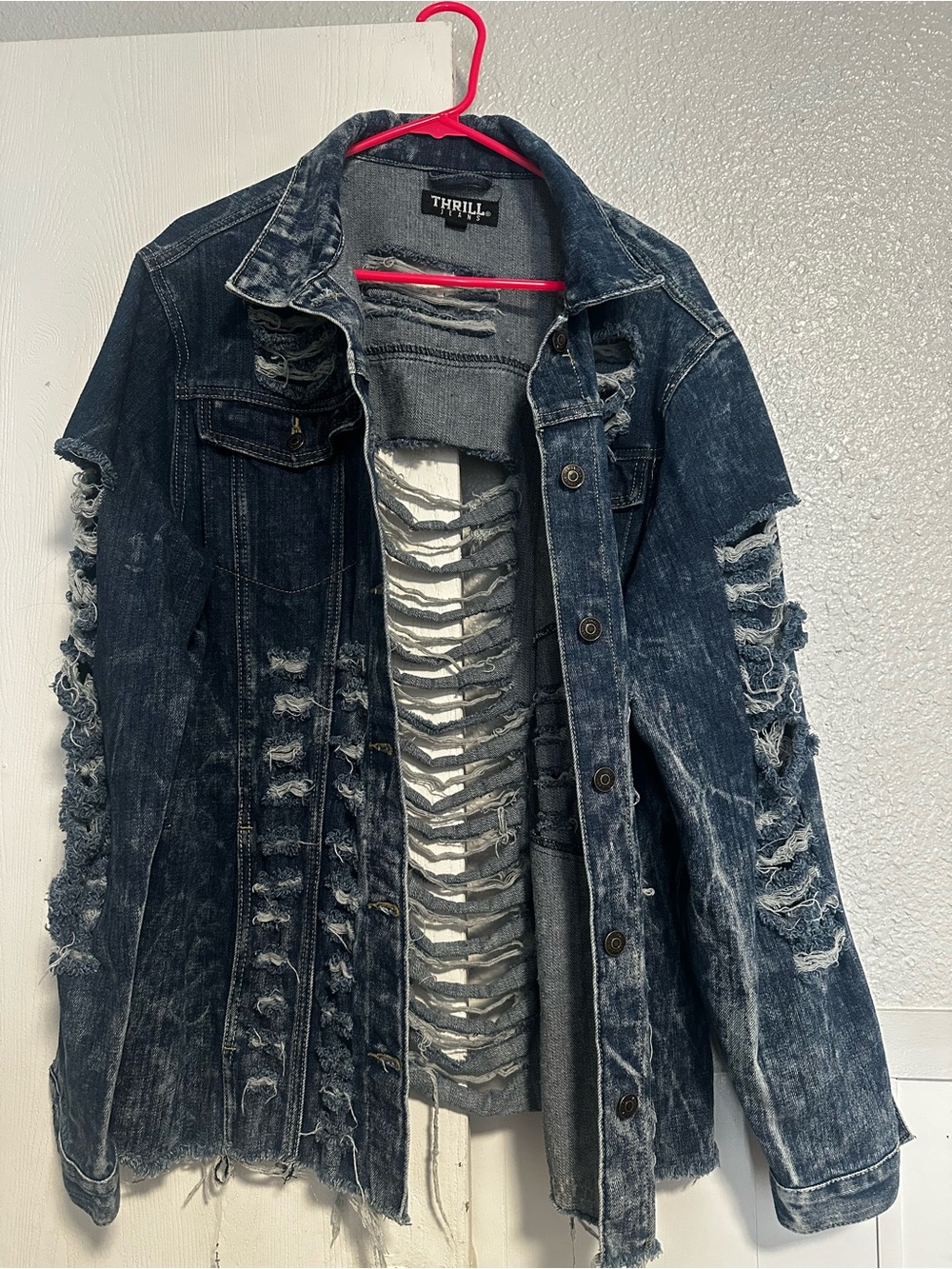 Distressed Denim Jacket